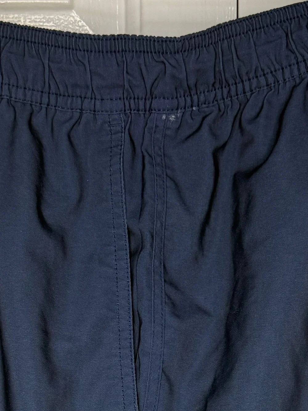 Fair Harbor Navy Blue Swim Shorts with Green Design size XL